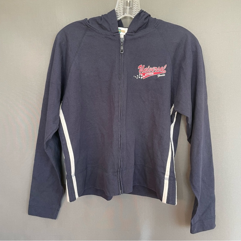 Universal studios Florida zip up track sweater medium